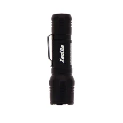 Xanlite - Lampe Torche LED Métallique, x3 Modes d'Eclairage, 300 Lumens, Piles Incluses - TO250S