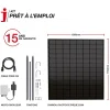 Xanlite - Panneau solaire Kit Advanced 500W, IP67, Onduleur WIFI, Câble 3m - ENKADVANC500W