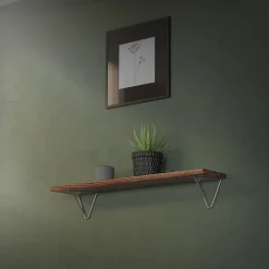 Ml-Design Equerre De Fixation-4x Support Etagere d'angle triangle en métal gris avec vis 160 mm